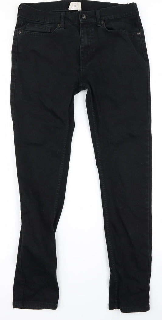 Topman Womens Black   Skinny Jeans Size 32 L32 in