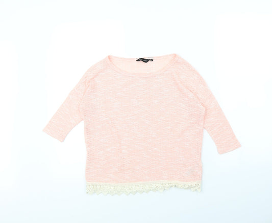 New Look Womens Pink   Pullover Jumper Size 8