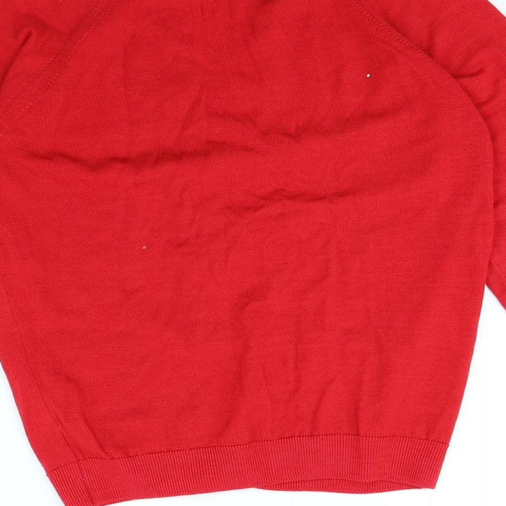 moment Womens Red   Cardigan Jumper Size 10