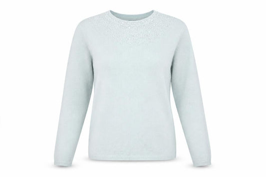 Bonmarché Womens Silver Pullover Jumper Size S