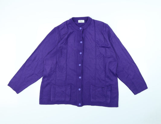 care Womens Purple   Jacket  Size L