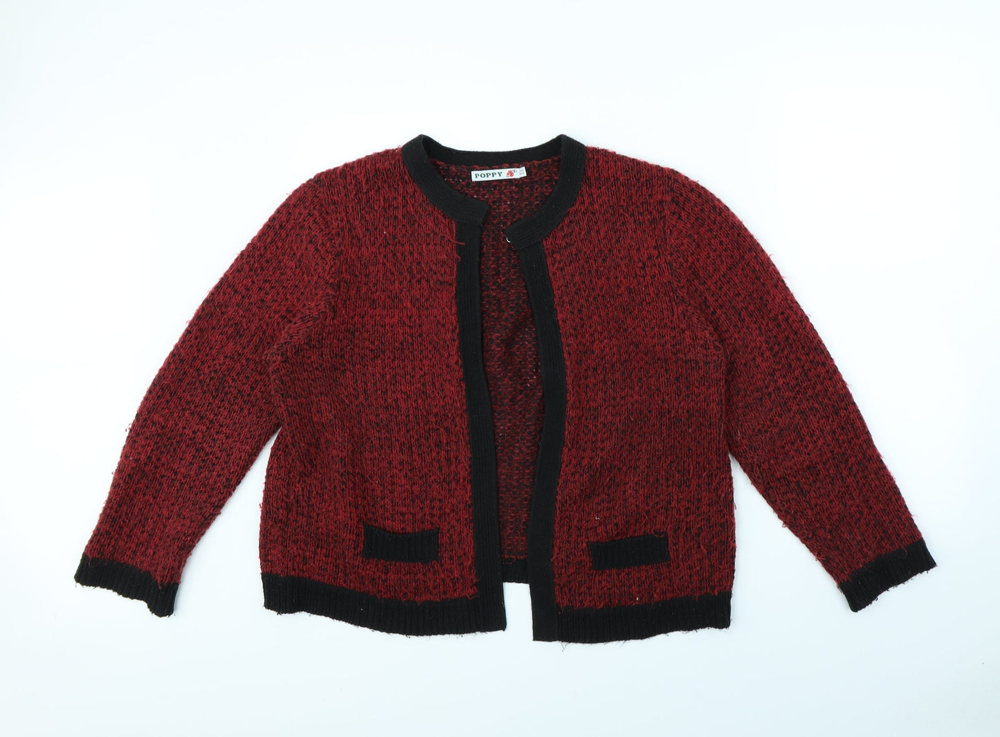 Poppy Womens Red   Jacket  Size 16