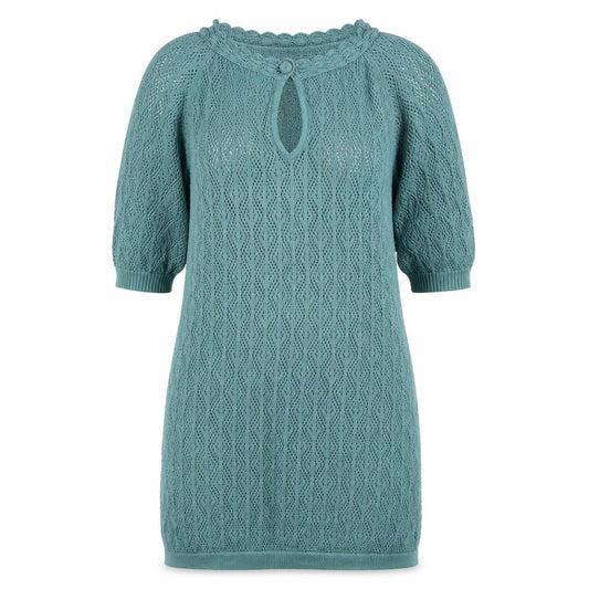 VILA Womens Green   Jumper Dress  Size XS