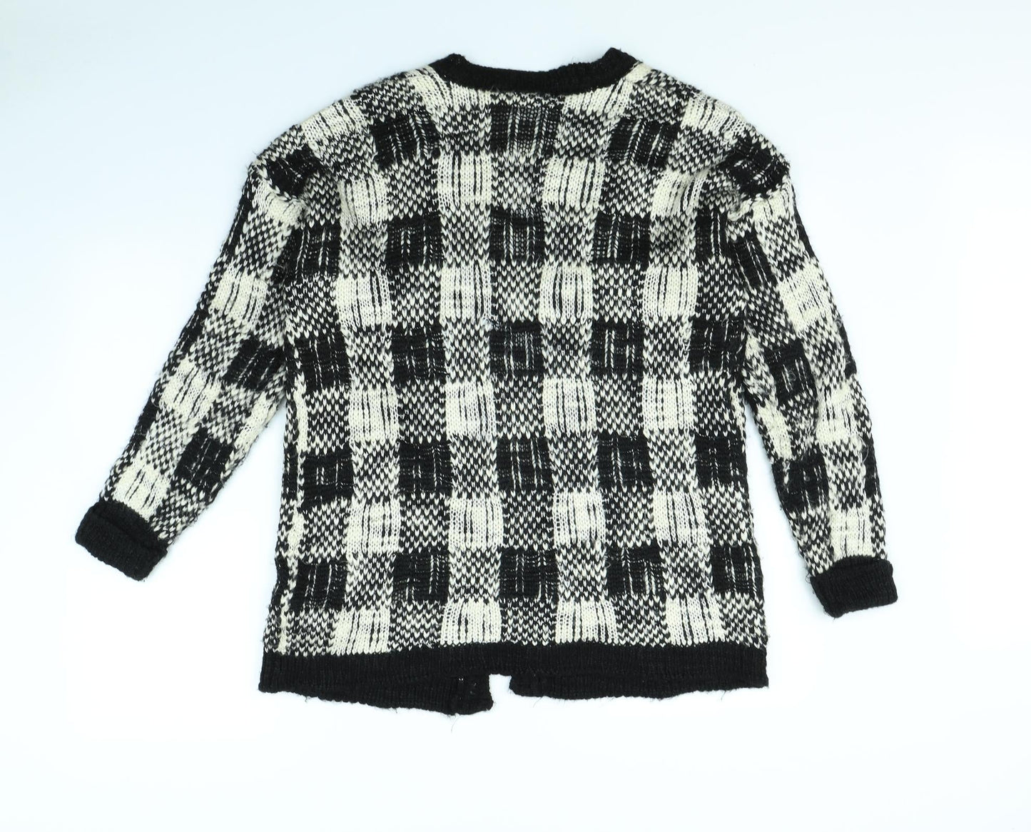 New Look Womens White Check  Jacket  Size M