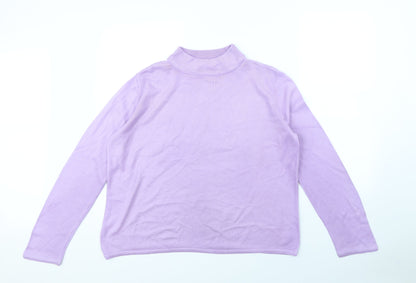 Preloved BM Womens Purple   Pullover Jumper Size M - Front
