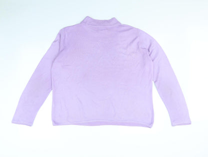Preloved BM Womens Purple   Pullover Jumper Size M - Back