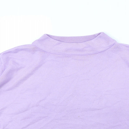 Preloved BM Womens Purple   Pullover Jumper Size M - Detail