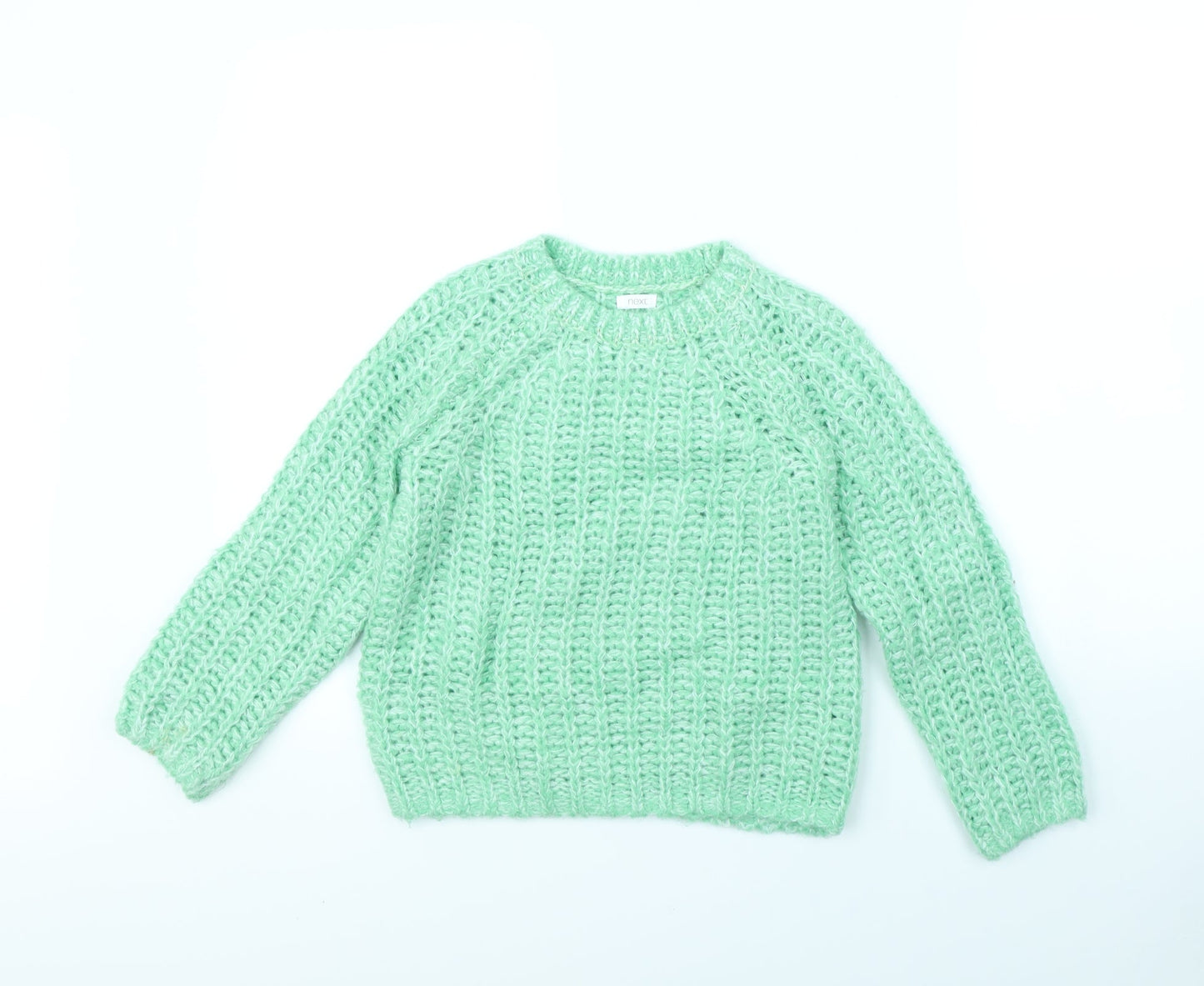 NEXT Girls Green   Pullover Jumper Size 9 Years