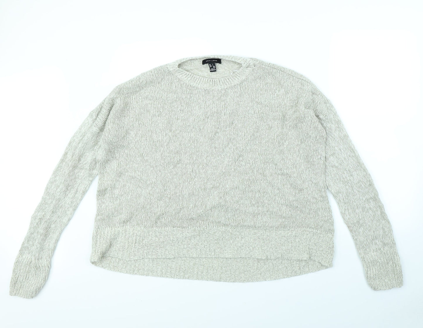 New Look Womens Beige   Pullover Jumper Size L