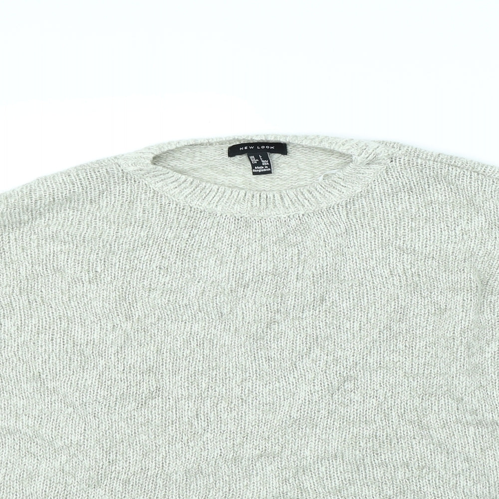 New Look Womens Beige   Pullover Jumper Size L