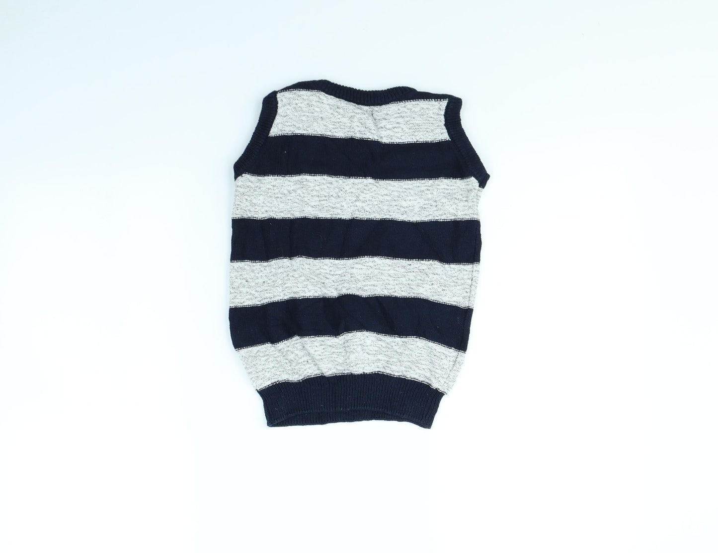 NEXT Boys Blue Striped Rayon Pullover Jumper Size 5 Years