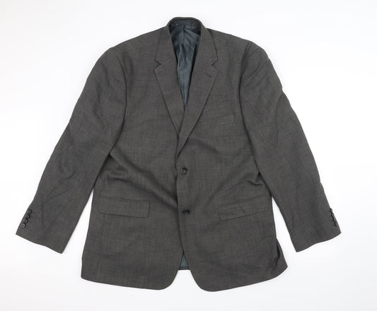 Greenwood Mens Grey   Jacket Suit Jacket Size 44