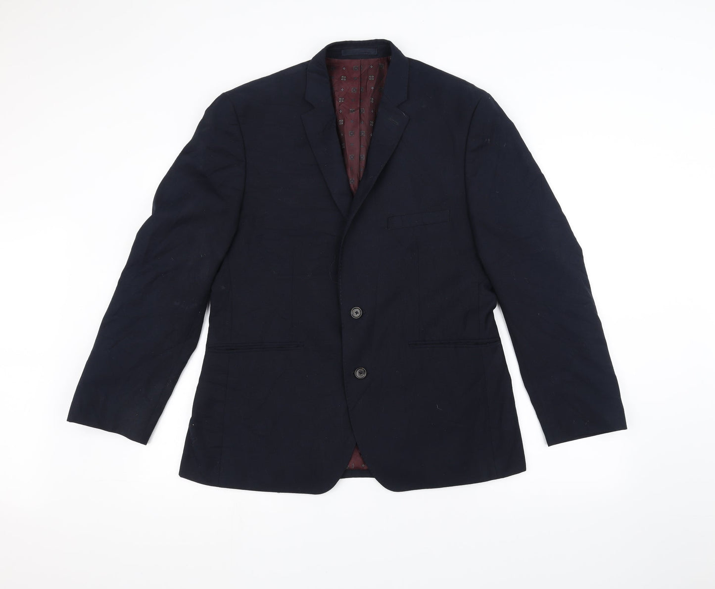 Burton Mens Blue   Jacket Suit Jacket Size 40