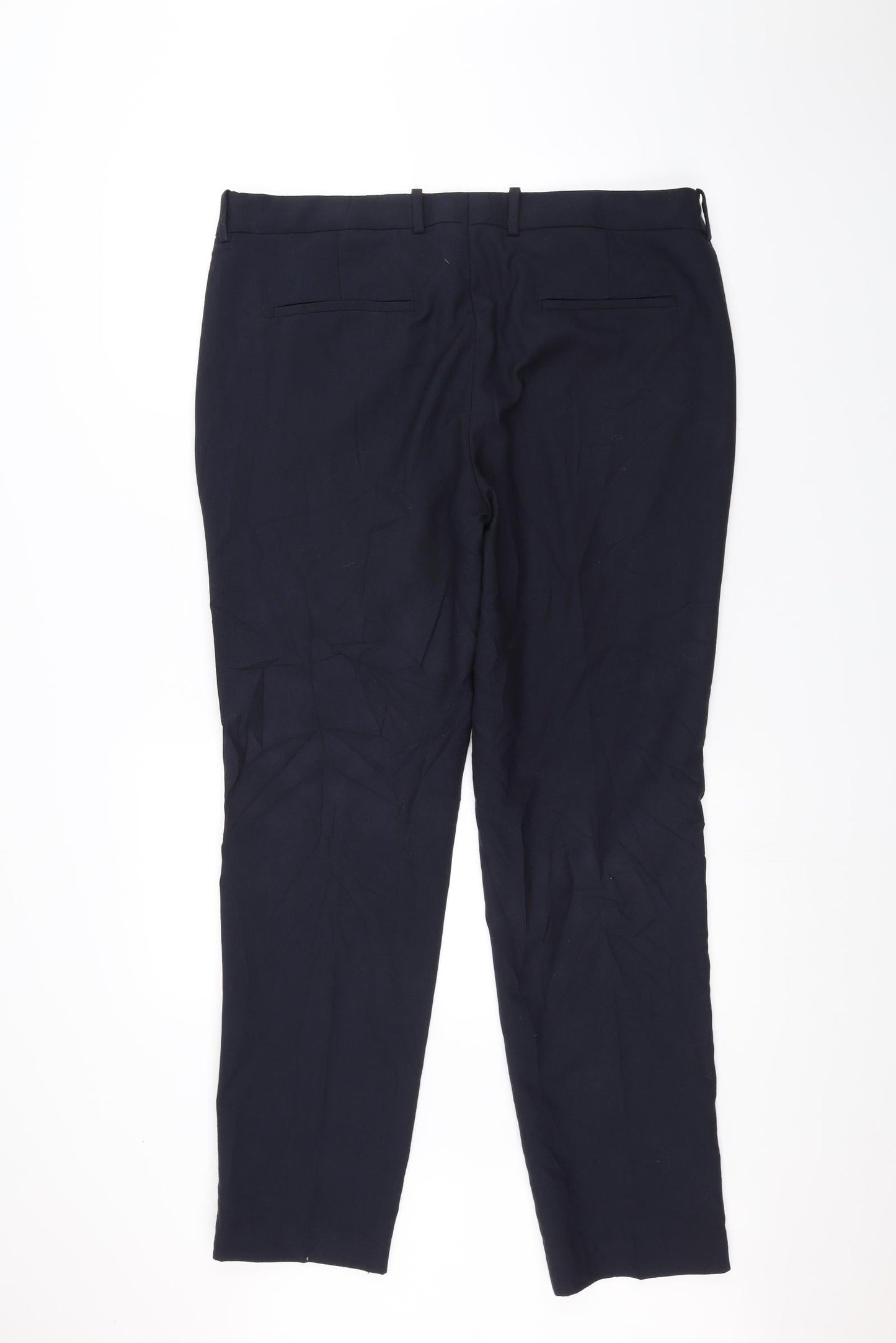 H&M Womens Blue   Trousers  Size 26 L30 in
