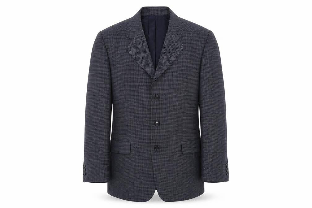 Preworn Mens Blue   Jacket Suit Jacket Size 40