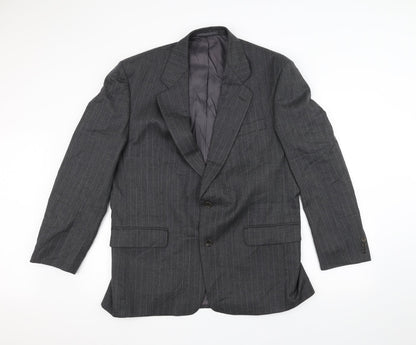 Greenwoods Mens Black   Jacket Suit Jacket Size 38