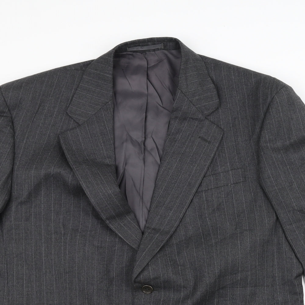 Greenwoods Mens Black   Jacket Suit Jacket Size 38