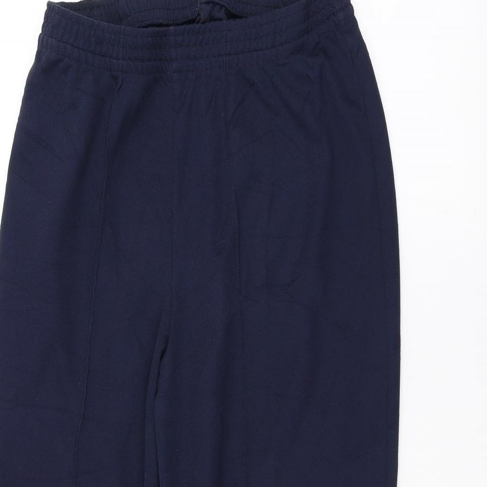 Preworn Womens Blue   Sweatpants Trousers Size 14 L25 in