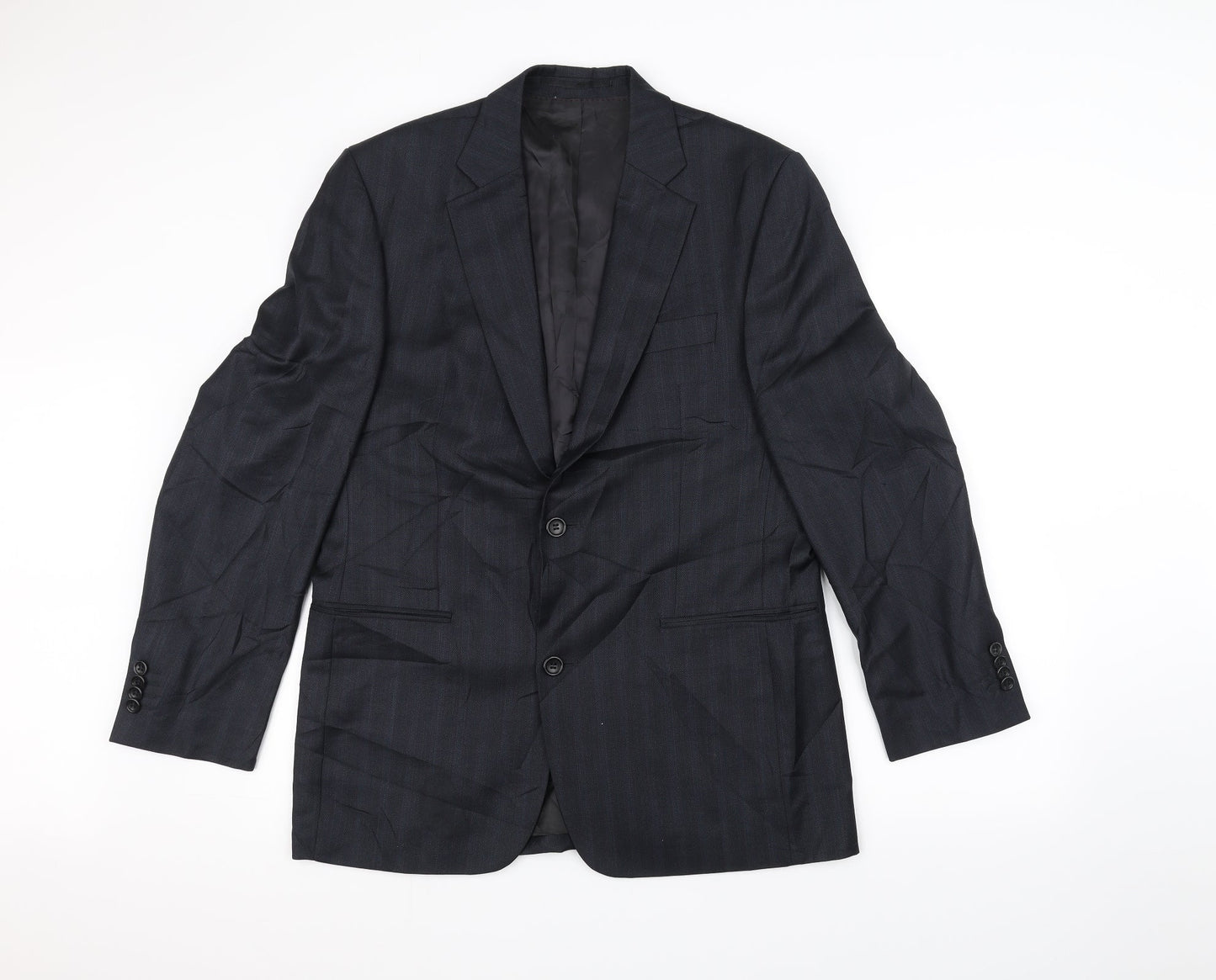 Zara Mens Blue   Jacket Suit Jacket Size 38