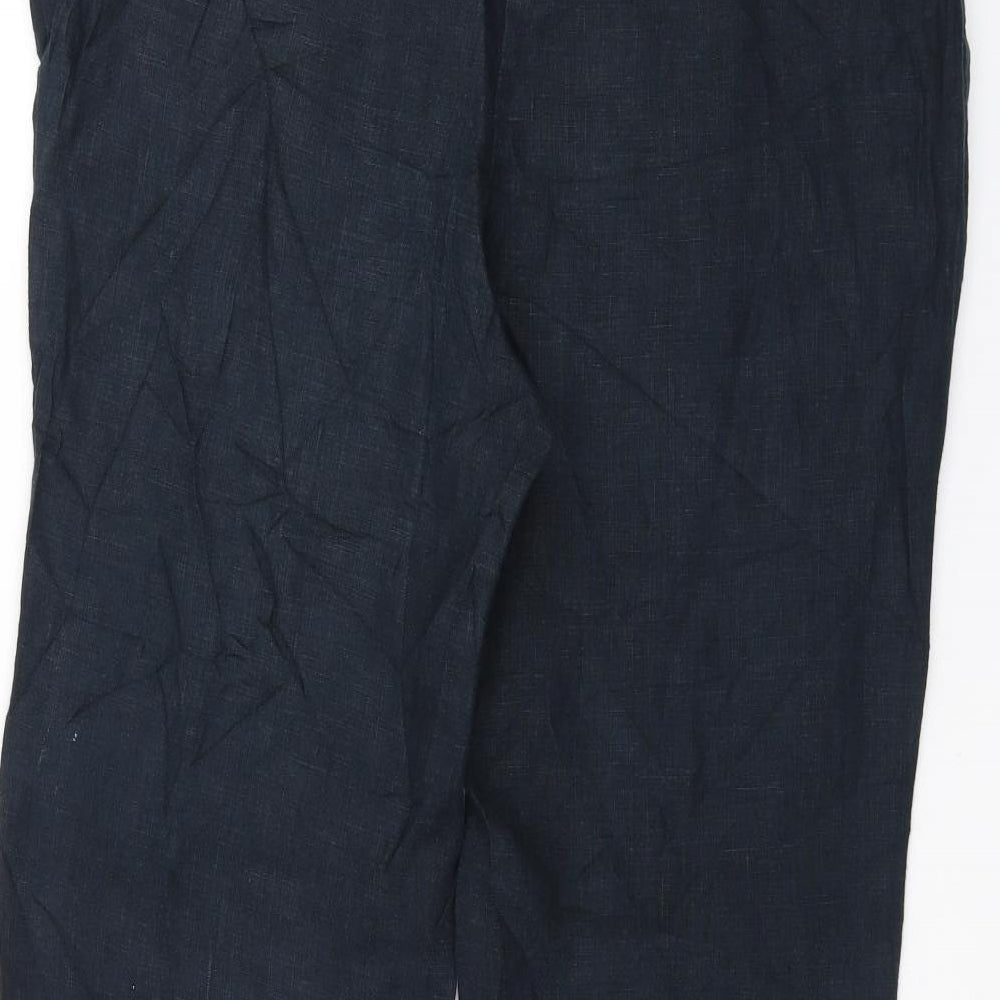 Preworn Womens Blue   Trousers  Size 14 L26 in