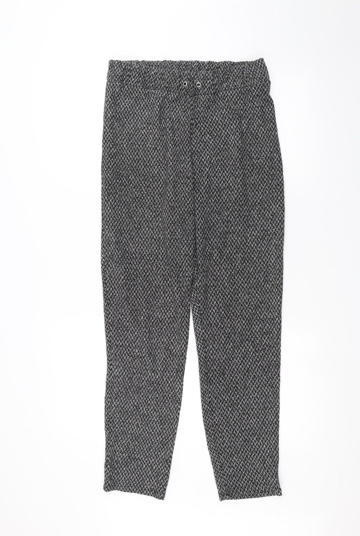 TU Womens Grey   Trousers  Size 10 L25 in