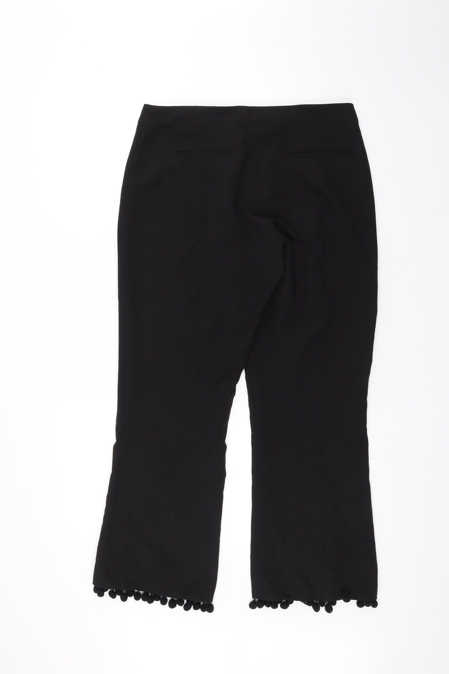 Topshop Womens Black   Trousers  Size 12 L24 in