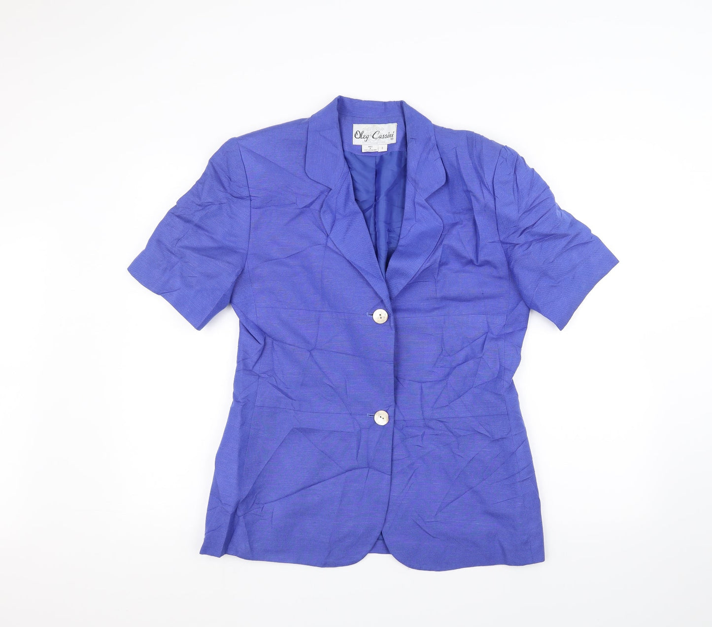 Oleg Cassini Womens Blue   Jacket  Size 6