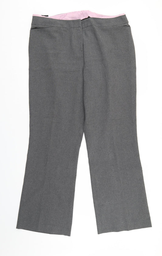Dorothy Perkins Womens Grey   Trousers  Size 18 L30 in