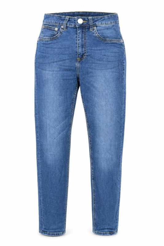 157 Womens Blue  Denim Tapered Jeans Size M L31 in