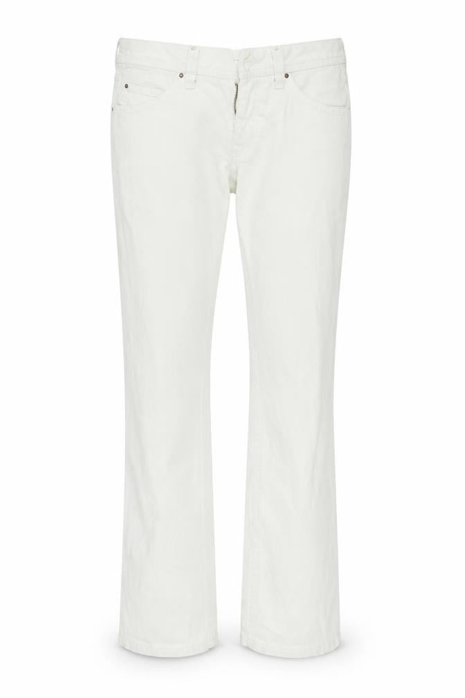 GIN TONIC Womens White  Denim Straight Jeans Size 10 L31 in