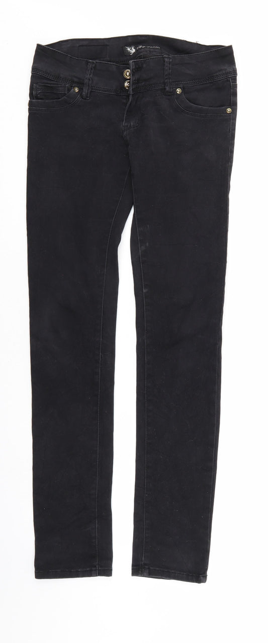 Big mantis Womens Black  Denim Straight Jeans Size 30 in L32 in