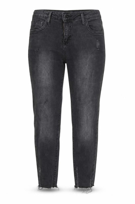 Denim & Co. Womens Black  Denim Tapered Jeans Size 12 L27 in