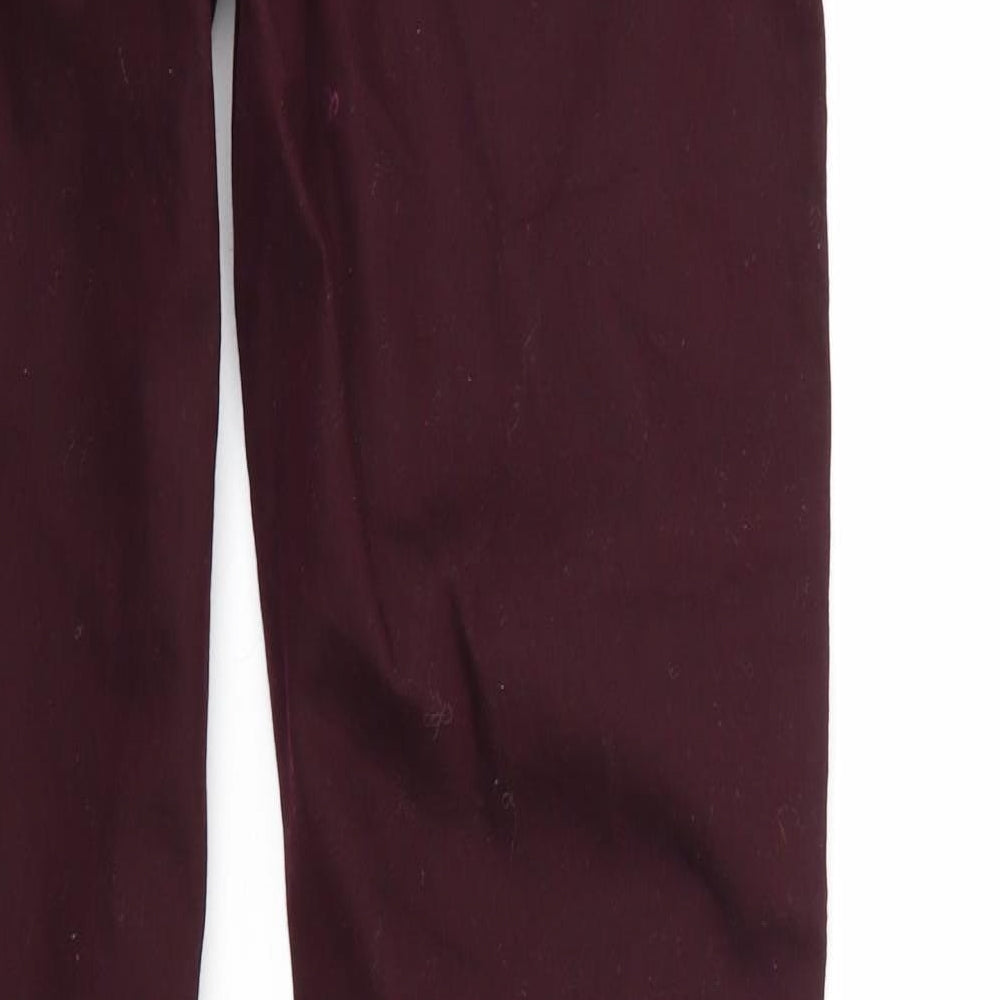 Khoko Womens Red  Denim Jegging Jeans Size 14 L30 in