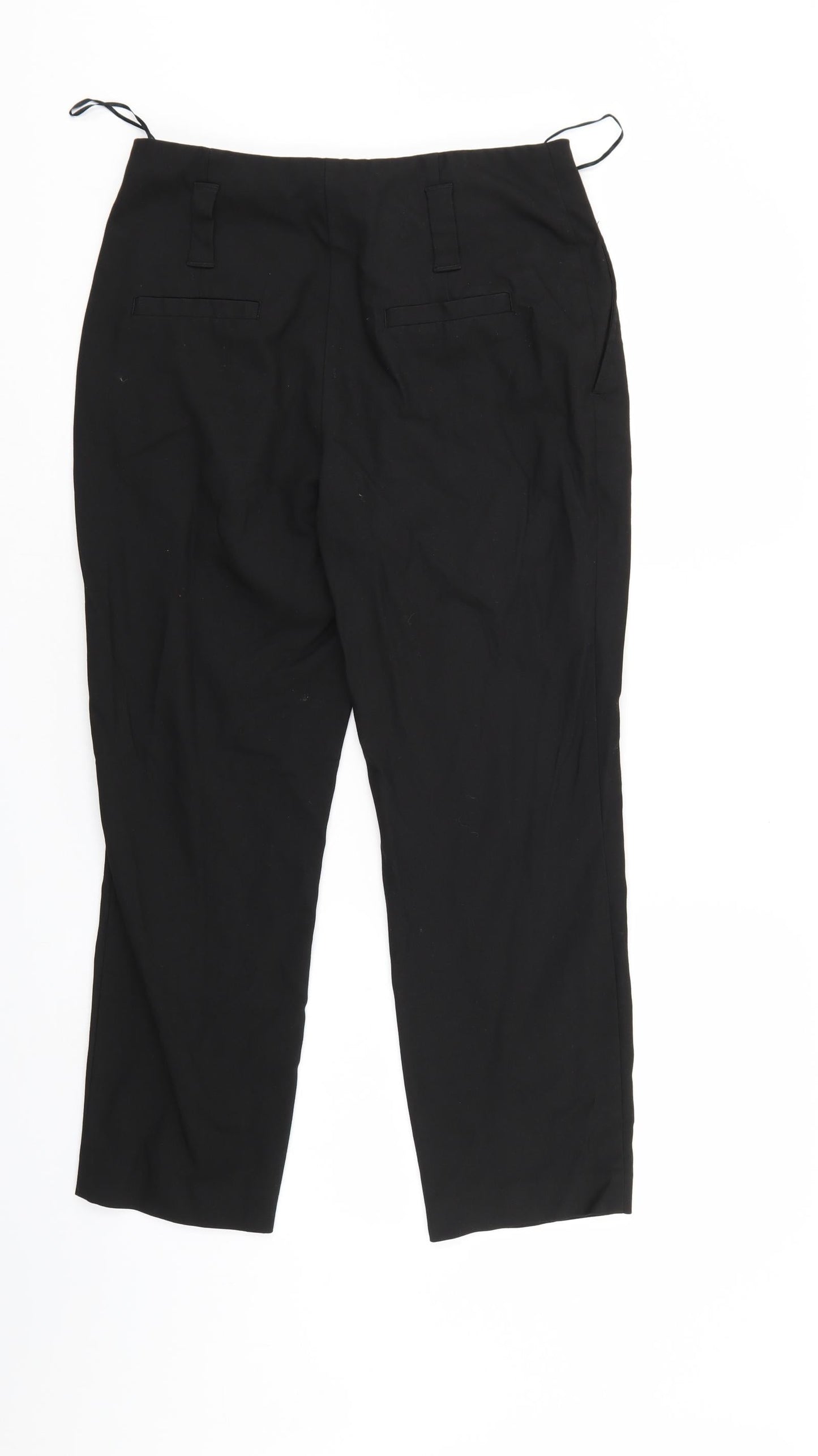 NEXT Womens Black   Trousers  Size 8 L25 in