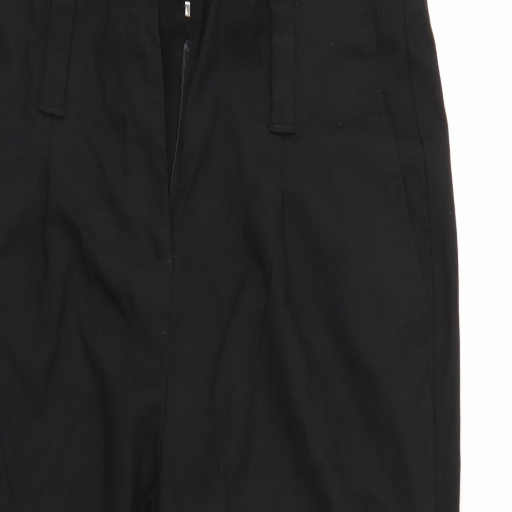 NEXT Womens Black   Trousers  Size 8 L25 in