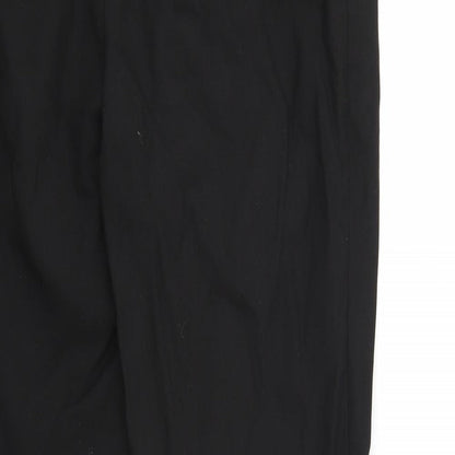 Next Womens Black   Trousers  Size 8 L25 in