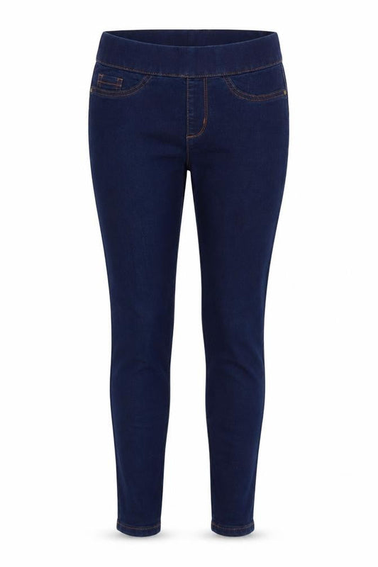 Denim & Co. Womens Blue  Denim Jegging Jeans Size 8 L26 in