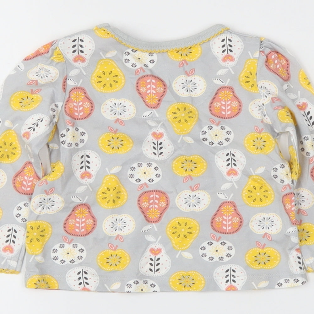 TU Girls Grey   Basic T-Shirt Size 3-6 Months