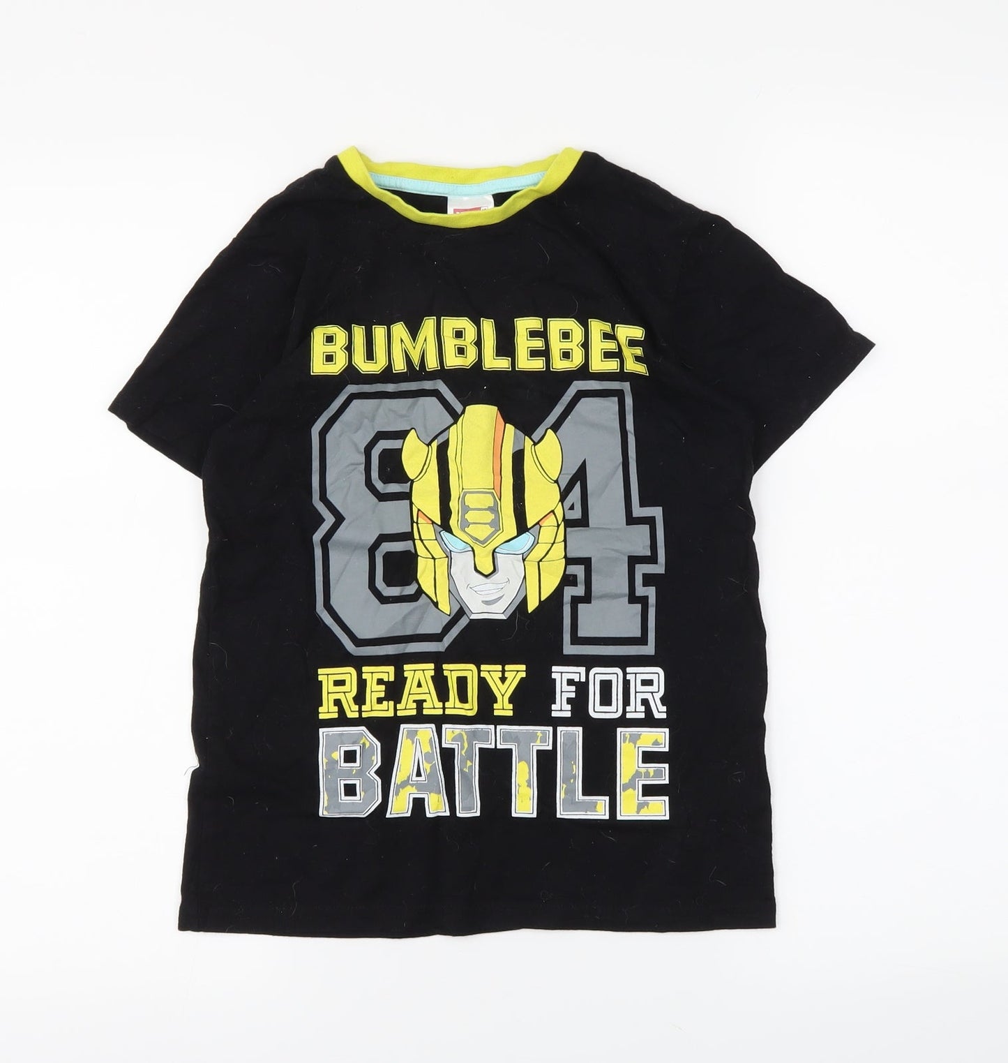pep7co Boys Black   Basic T-Shirt Size 9-10 Years
