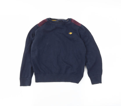 Next Girls Blue   Pullover Jumper Size 5-6 Years