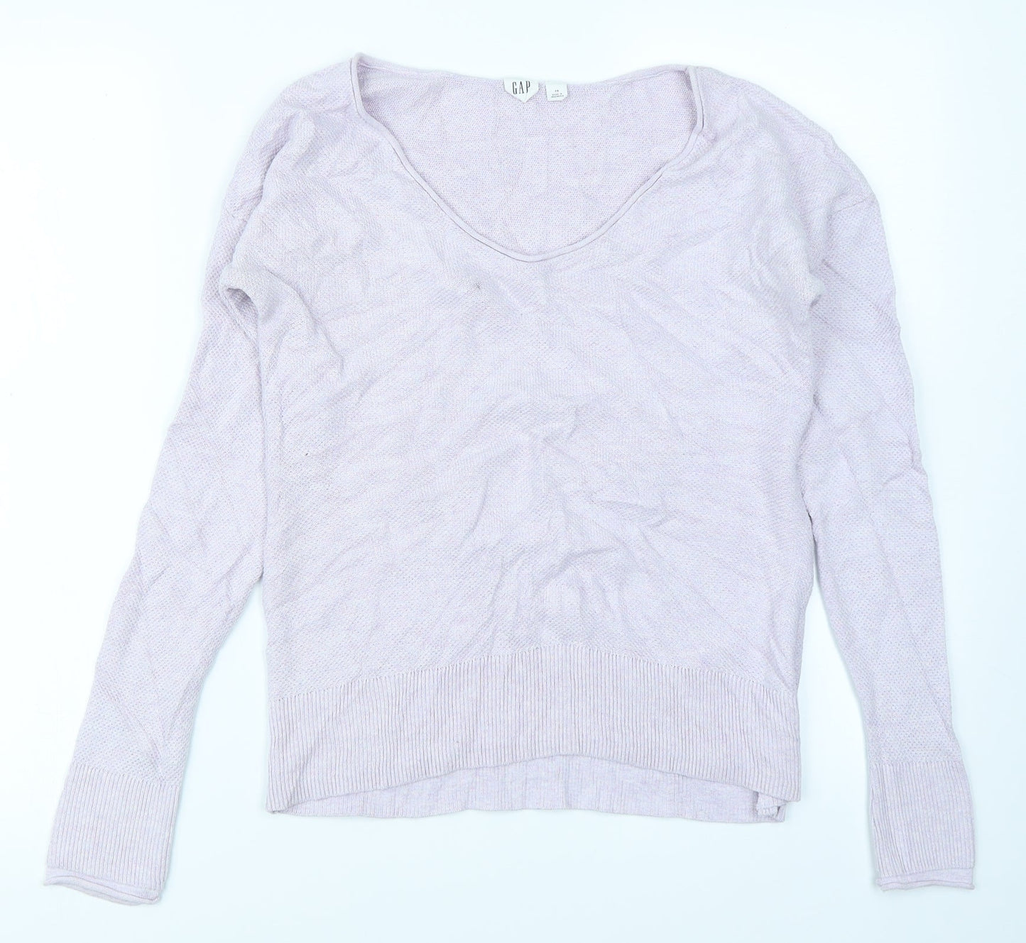 Gap Womens Purple  Knit Pullover Jumper Size XS