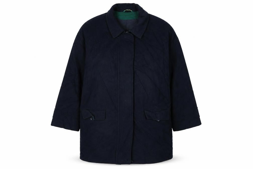 Canda Womens Blue   Overcoat Coat Size 14