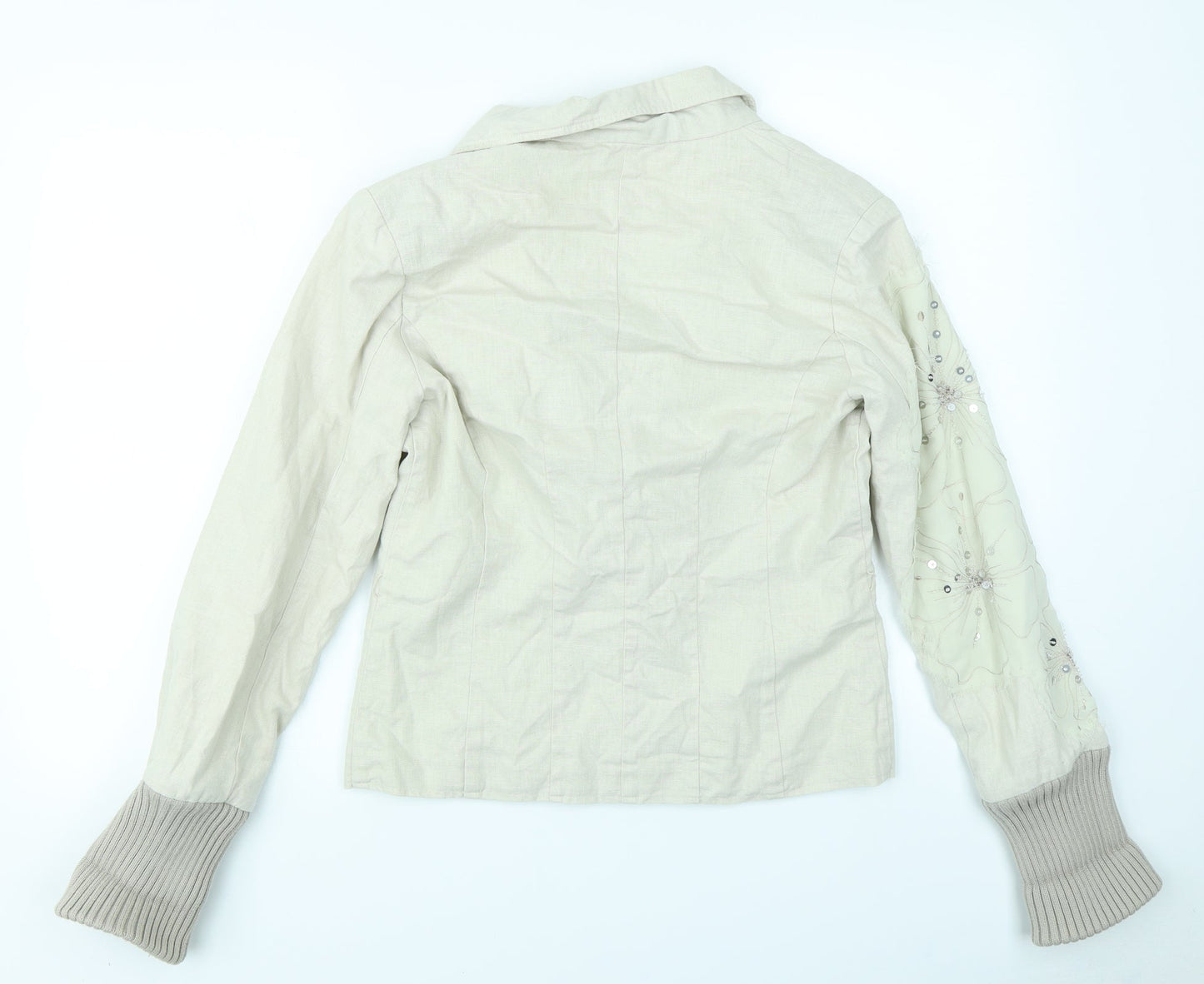 VILA Womens Beige   Jacket Blazer Size M
