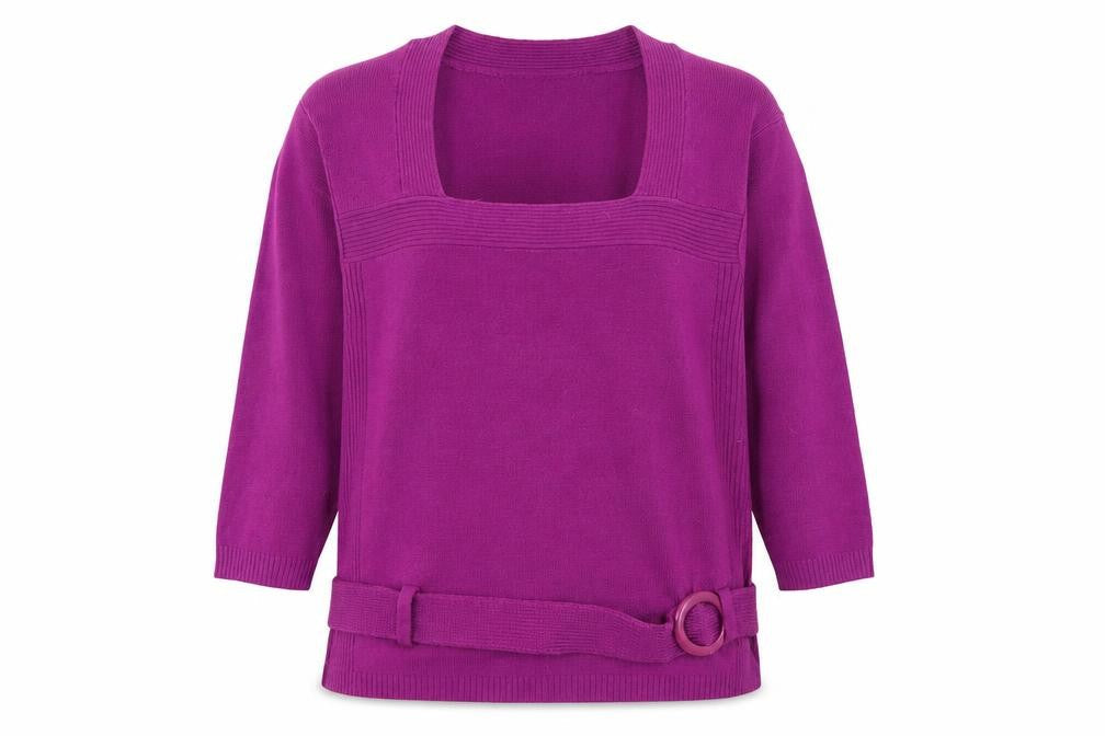 Bassini Womens Purple   Pullover Jumper Size XL