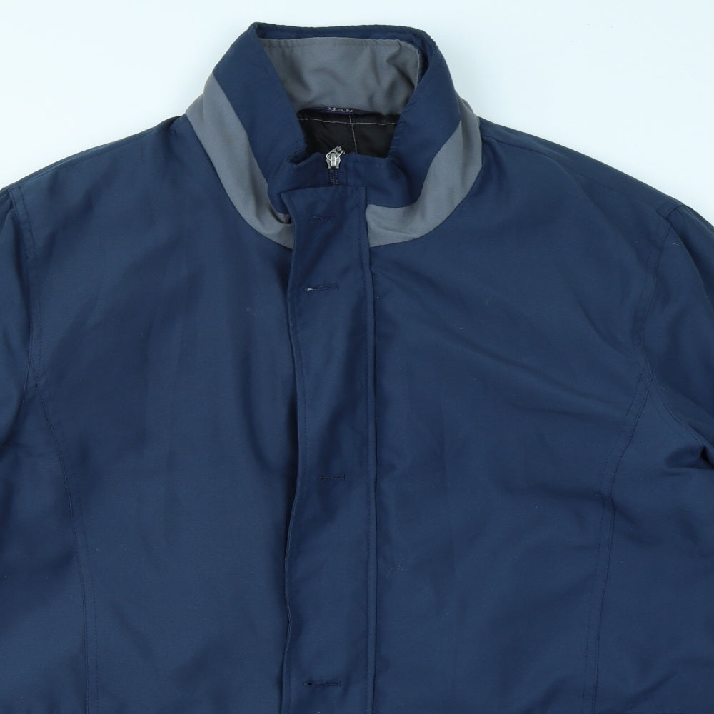 Premier Man Mens Blue   Rain Coat Coat Size M
