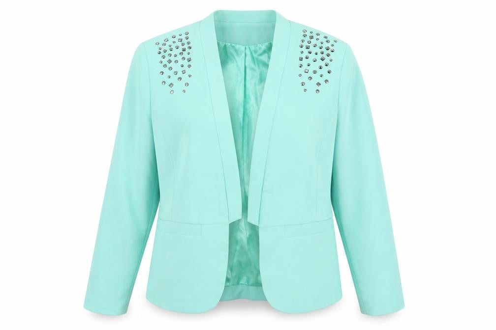 candalite Womens Blue   Jacket Blazer Size XL