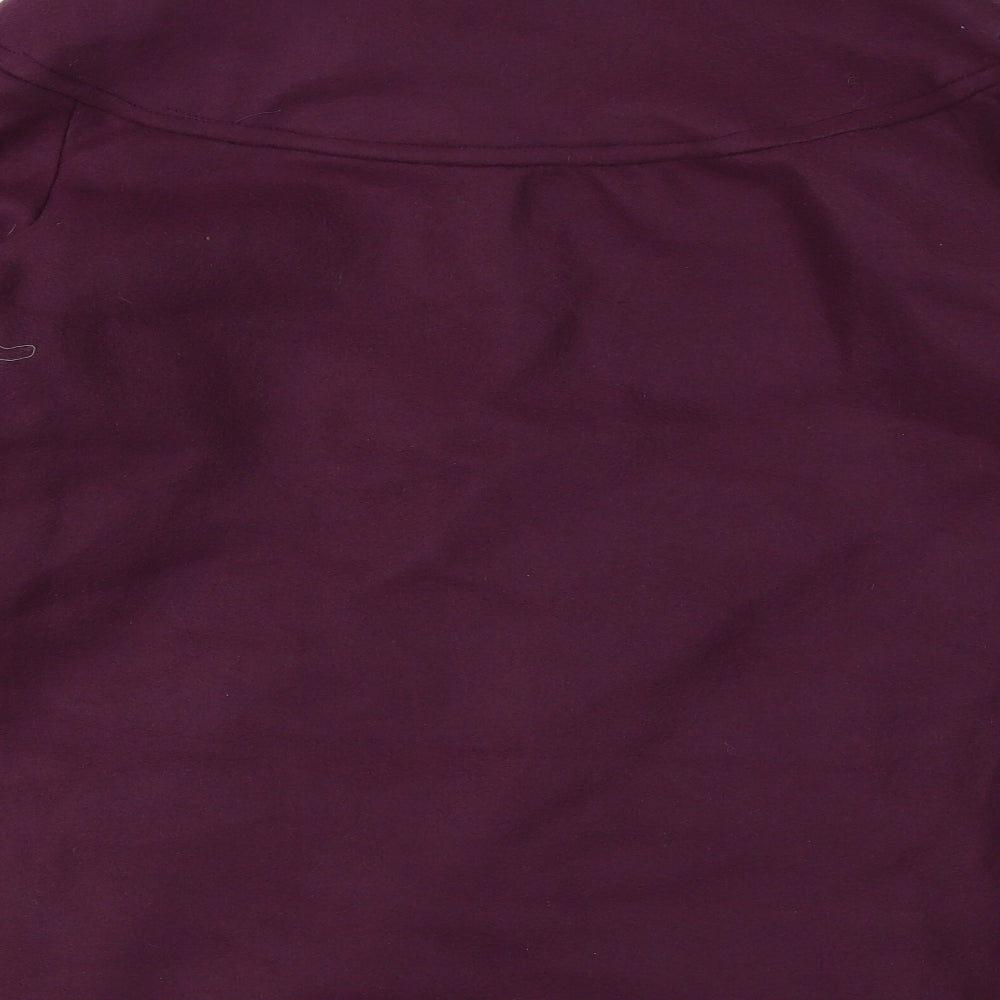 Anne De Lancay Womens Purple   Overcoat Coat Size 10