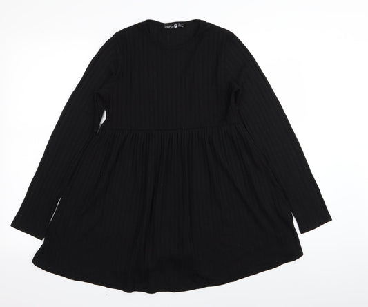 Boohoo Womens Black   Fit & Flare  Size 10