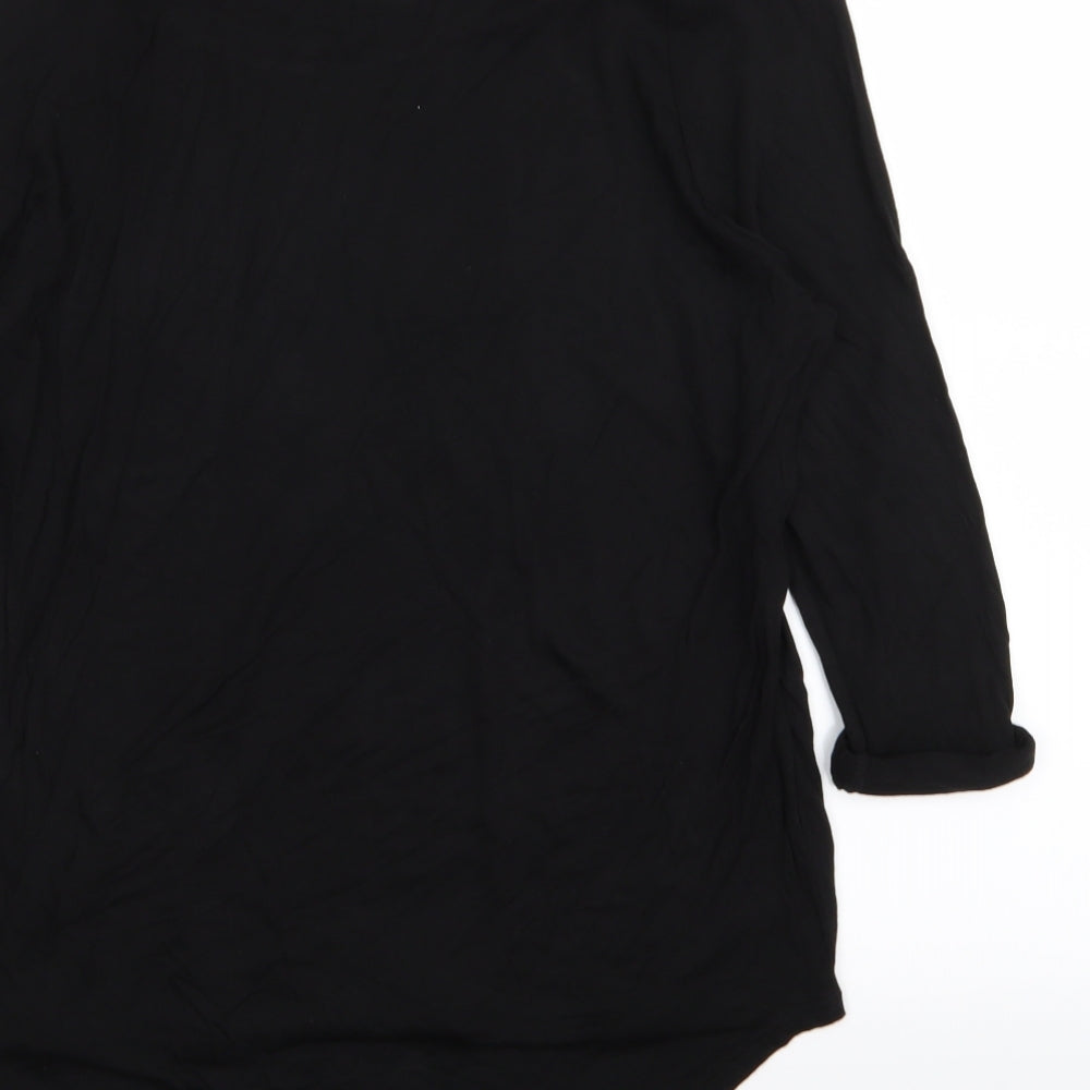 Divided by H&M Womens Black   Basic T-Shirt Size 8