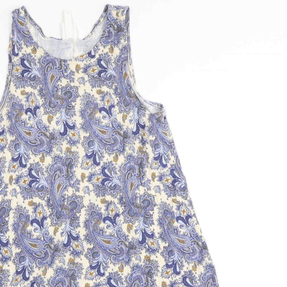 H&M Womens Multicoloured Geometric  A-Line  Size XS